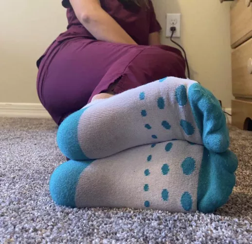 My white socks always get dirty so fast 😋