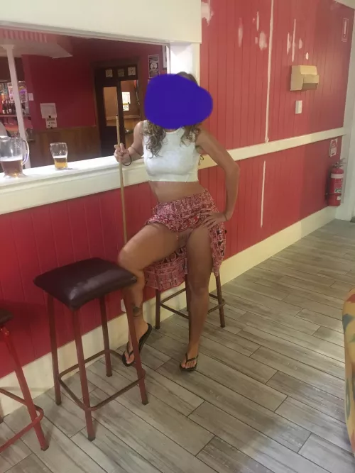 My wife wants to play pool who is in? Must I to couple (fm)