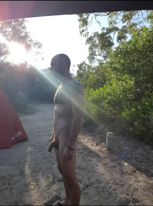 Naked camping