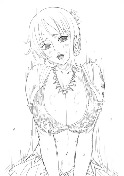 Nami fucks a perfume salesman at Alabasta for a discount