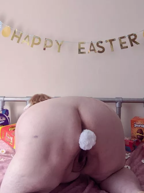 Naughty Bunny cums on Easter.