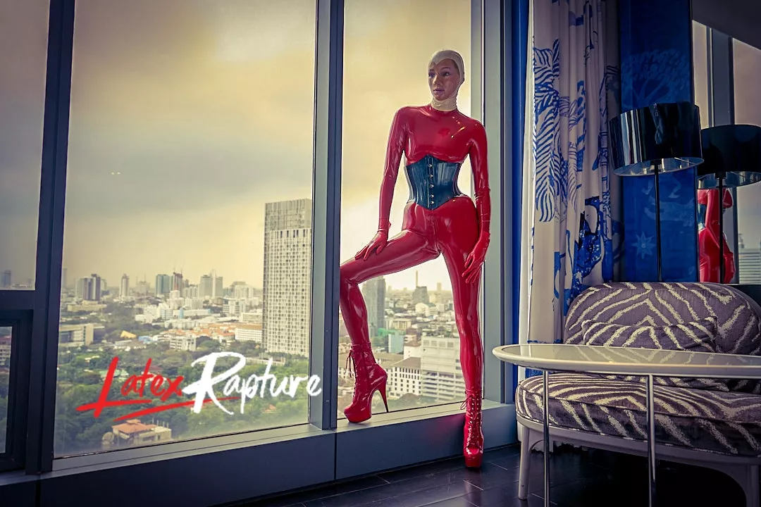 Neck entry catsuit fashion shoot for new content ♥️😈😈 shot in Bangkok