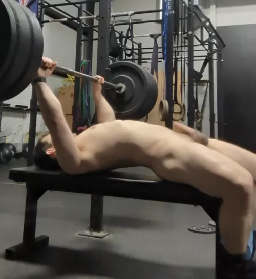 Need someone to sit on [M]y hips while I bench to keep them down