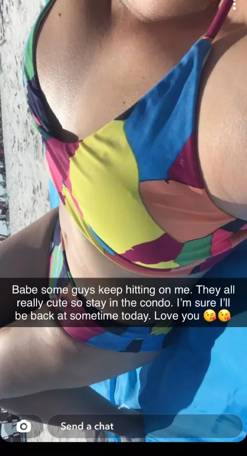 Needless to say she didn’t come back that night and showed up around 11 the next morning used and leaking cum everywhere