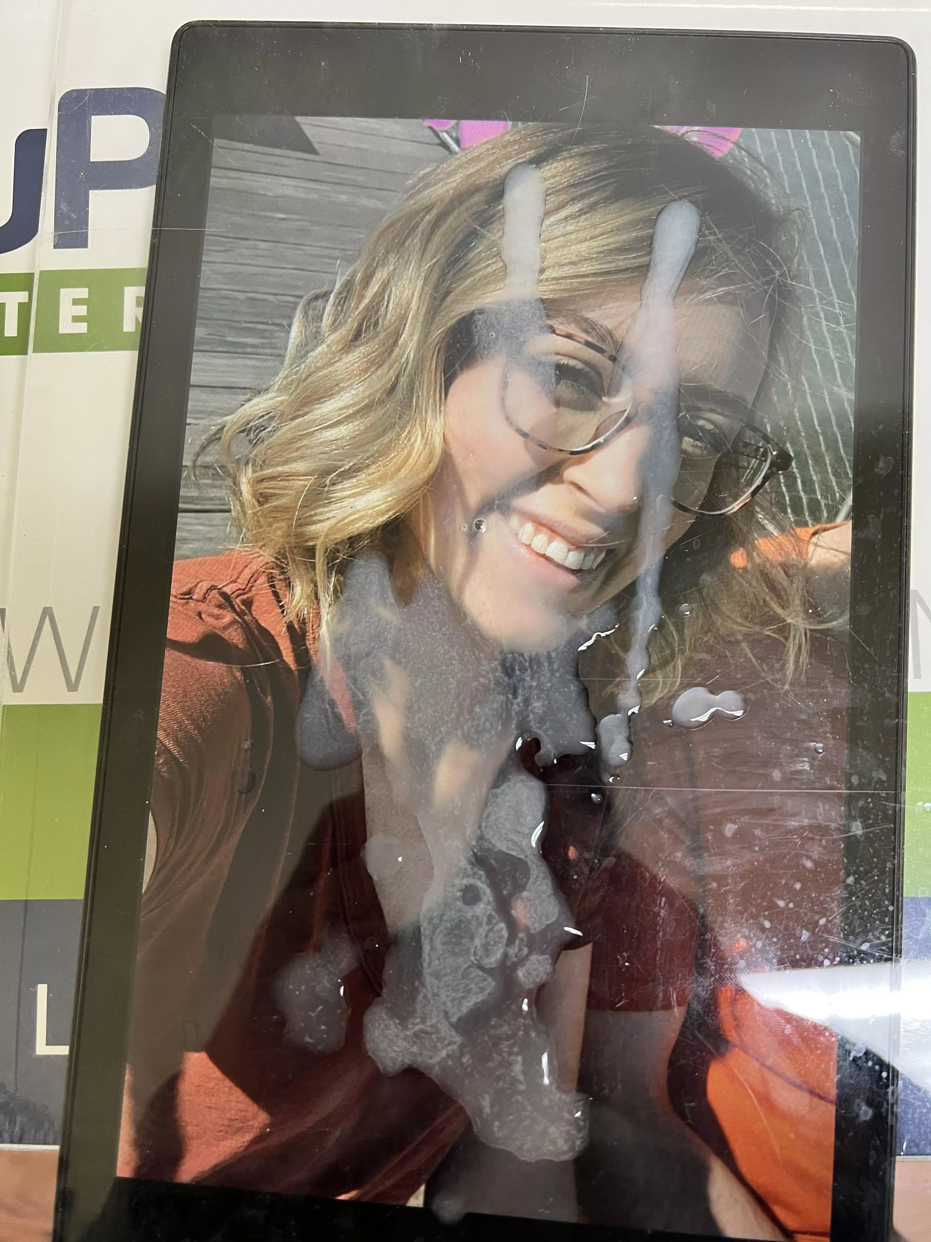 Nerdy blonde!
