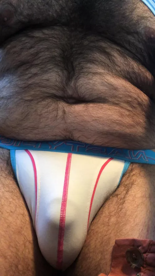 New jock. Warm out today, going to get this nice a sweaty to break it in