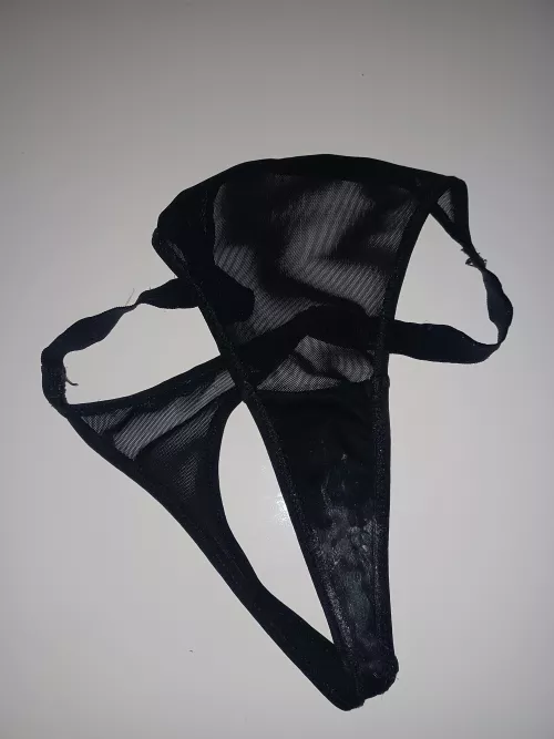 nice black thong