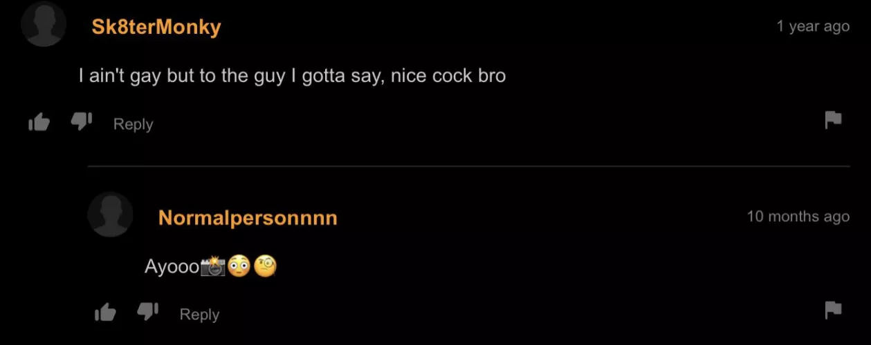 Nice cock bro