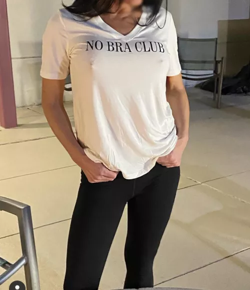 No bra club !! I know not many people will see this post because its early i hope few will like it