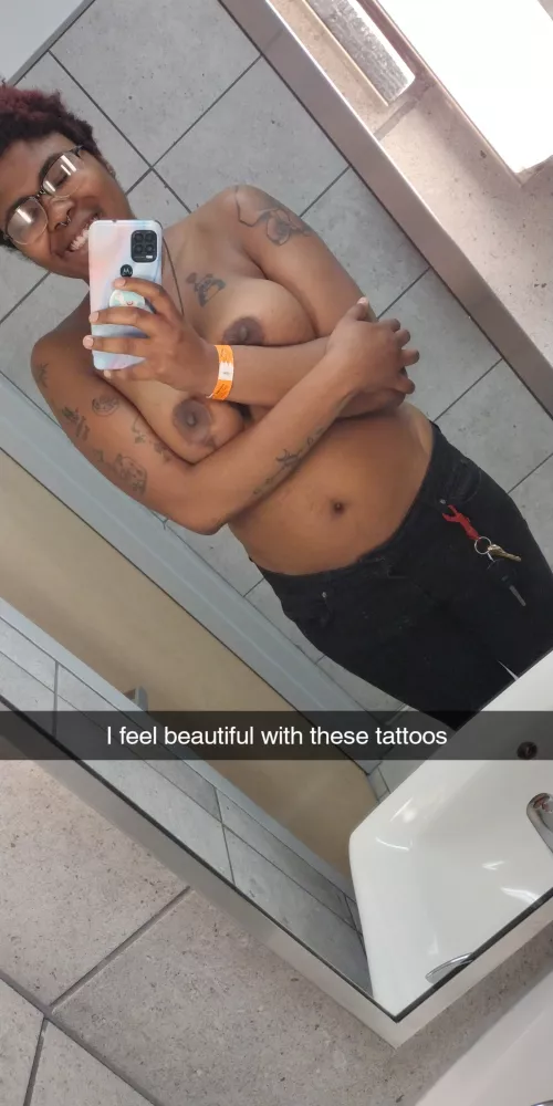 no filter. just a random wave of confidence