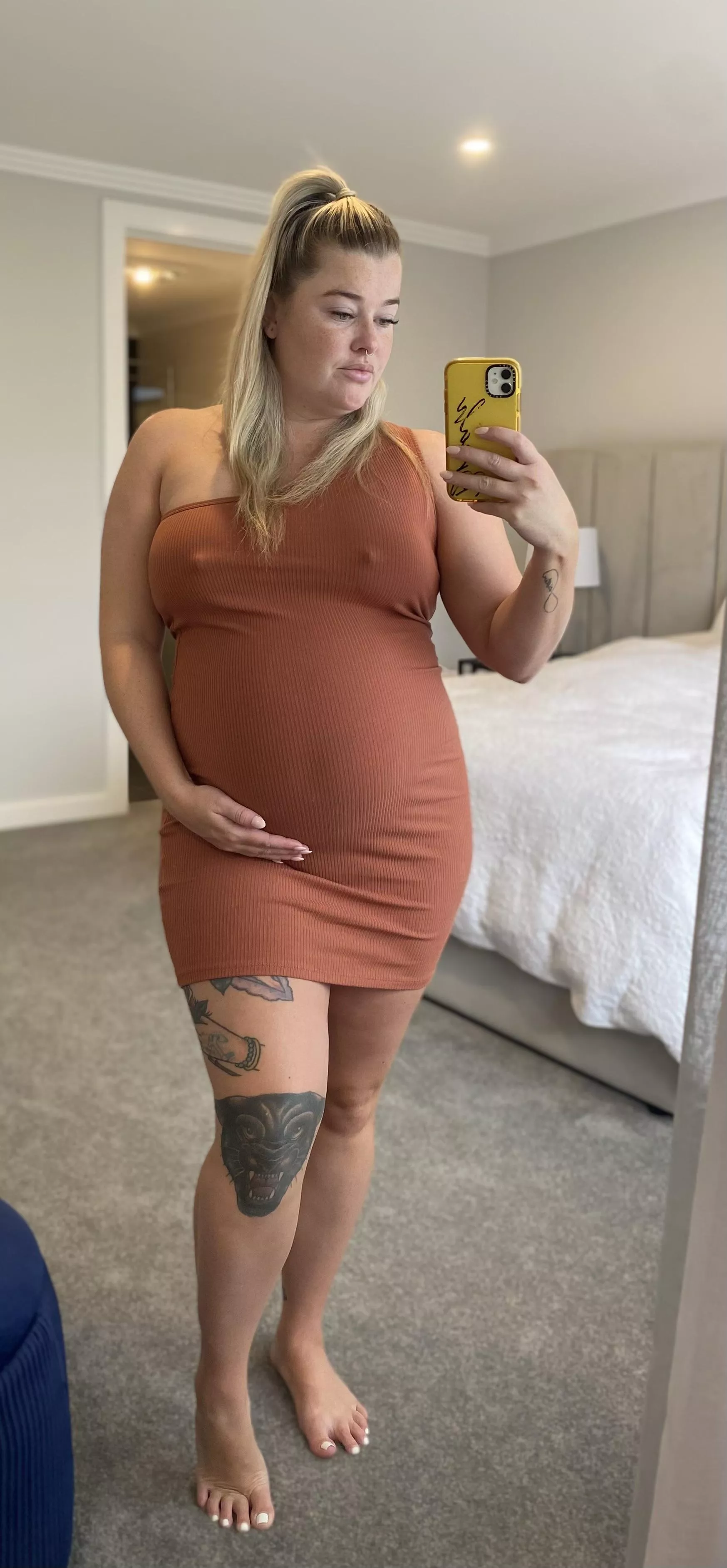 No need to wear a bra when your pregnant