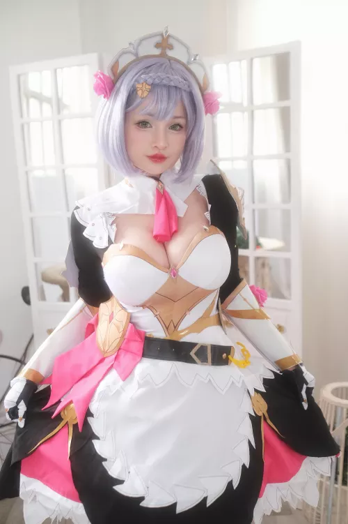 Noelle cosplay from Genshin Impact by Hidori Rose
