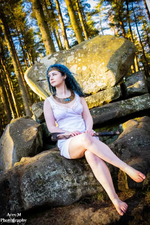 norse goddess freya 😁 I was freezing on this shoot