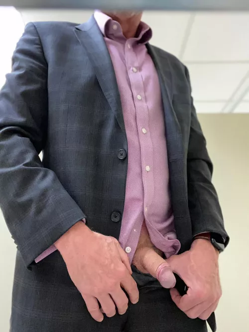 Not a boner, but getting ready