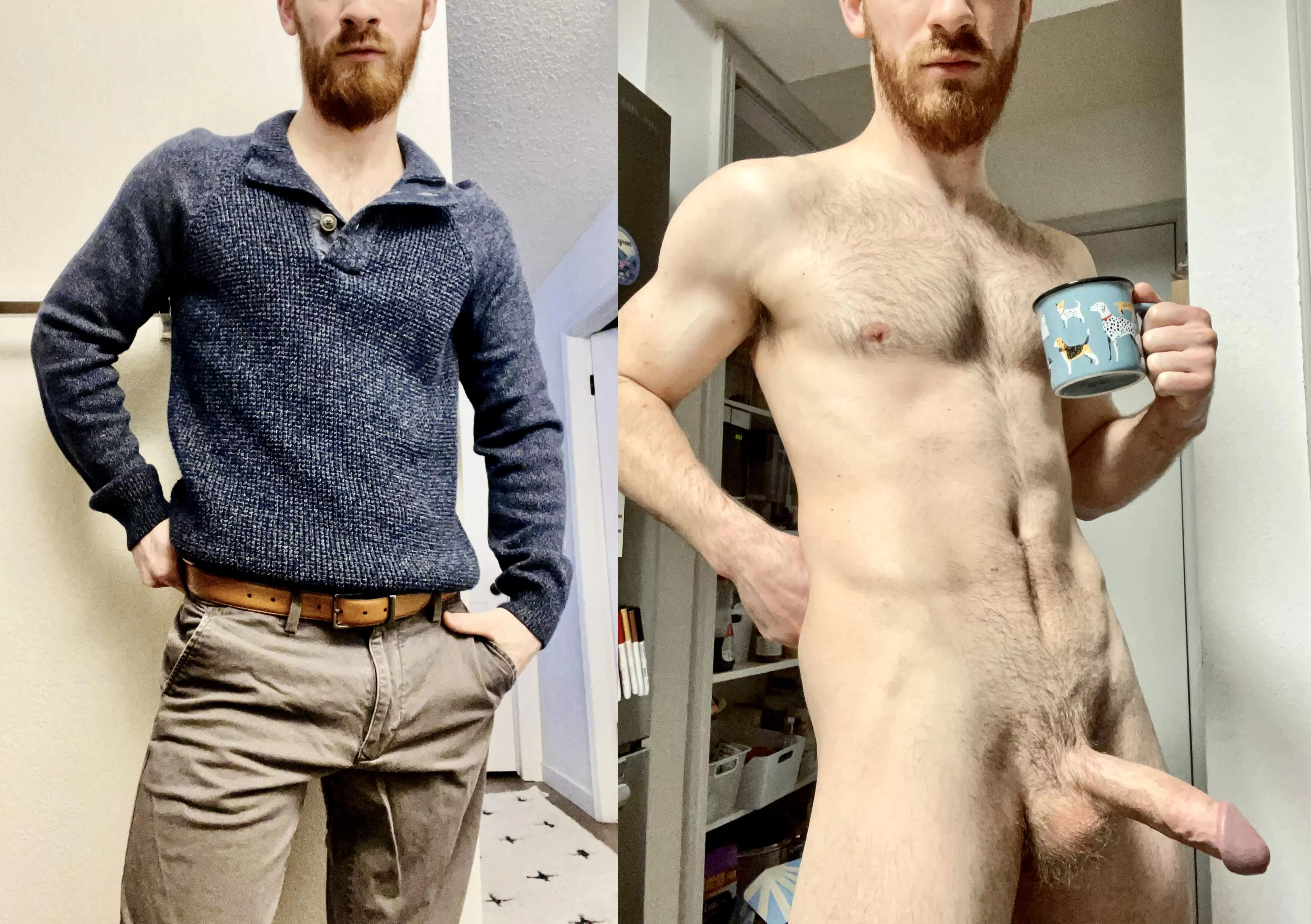 Not easy to hide this behind my office pants