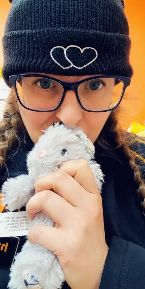 Not feeling work today but I have flopsy to keep me company