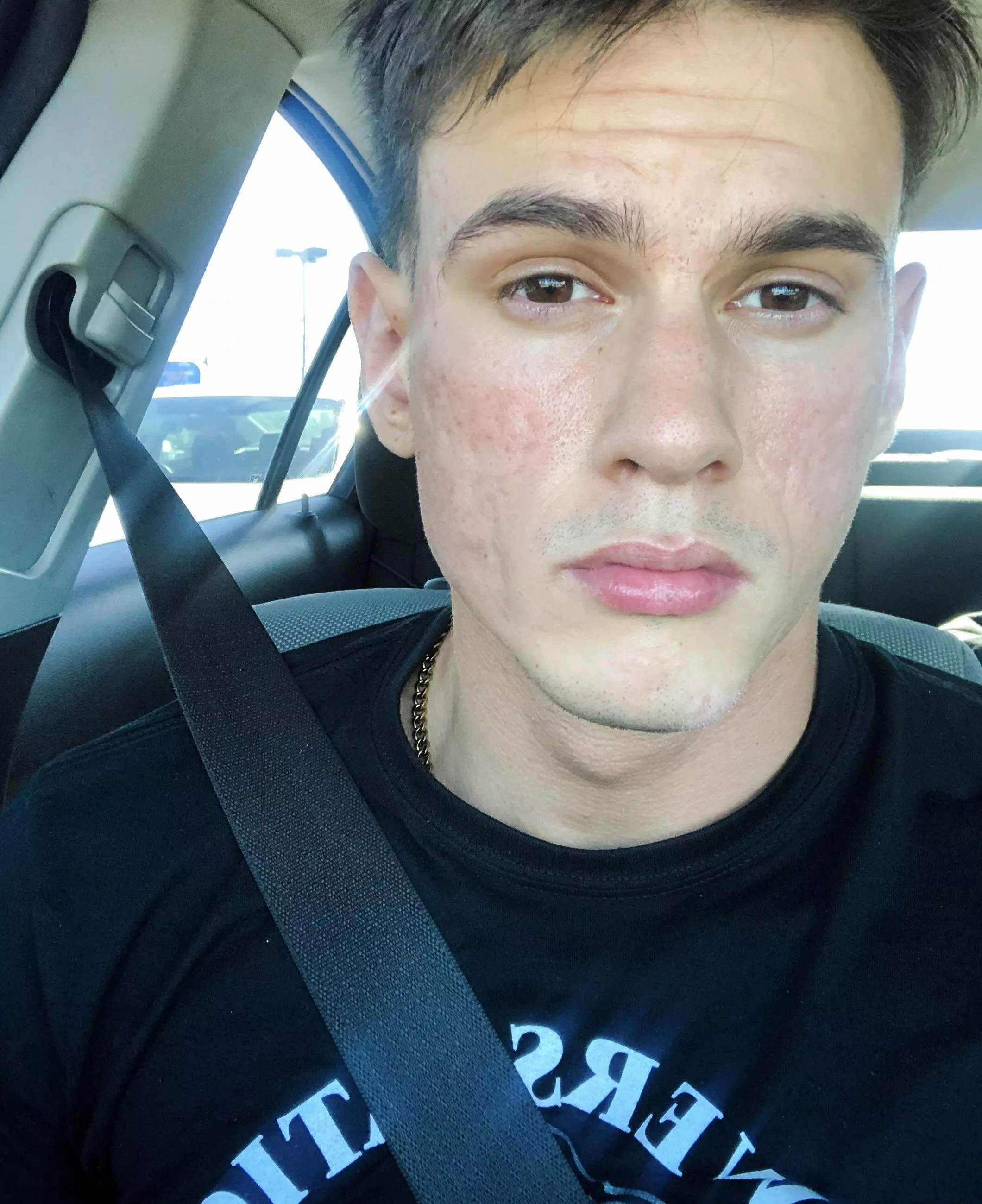 Not me trying to look stoic