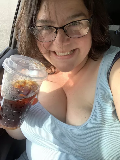 Not that wild, but this is a smile of a girl who got let out of work early before a 4-day weekend!