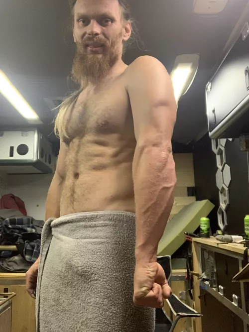 Not the only thing with veins down it 😜