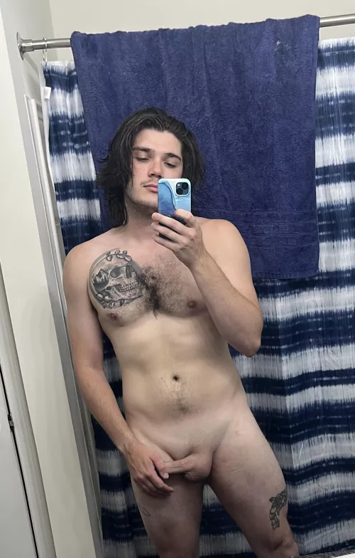 Nothing better than a shower after a hot day