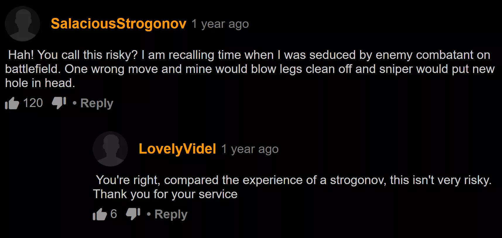 Nothing compared to a strogonov