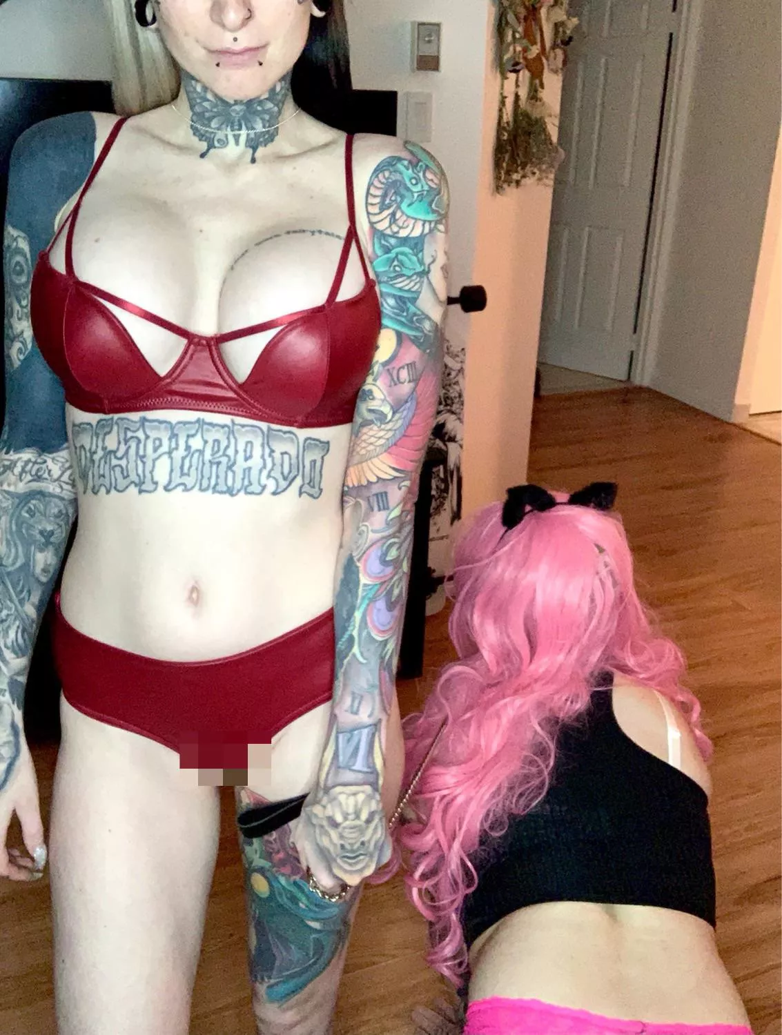 [oc] I’ve turned an alpha male into a sissy slut on a leash.
