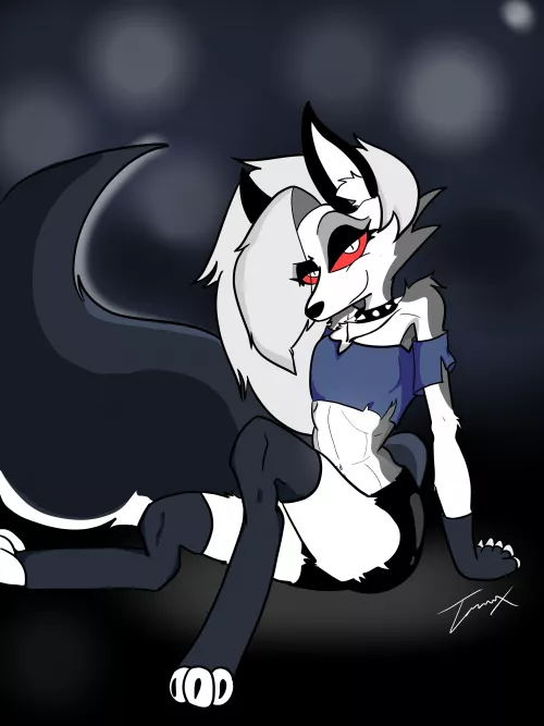 (OC) Loona from helluva Boss