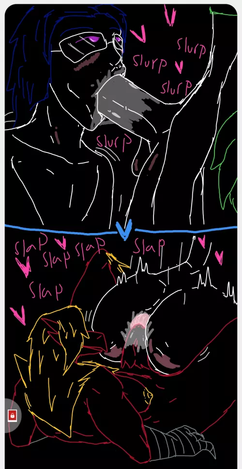 [OC] Lucus getting double teamed by 2 futas.