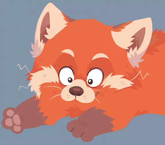 (OC) Turning Red art! This movie was so cute!!