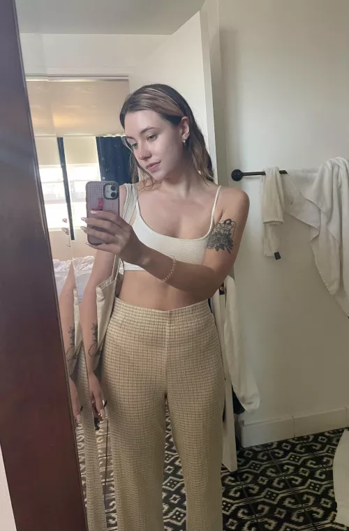 Off to hang by the pool :) (F)