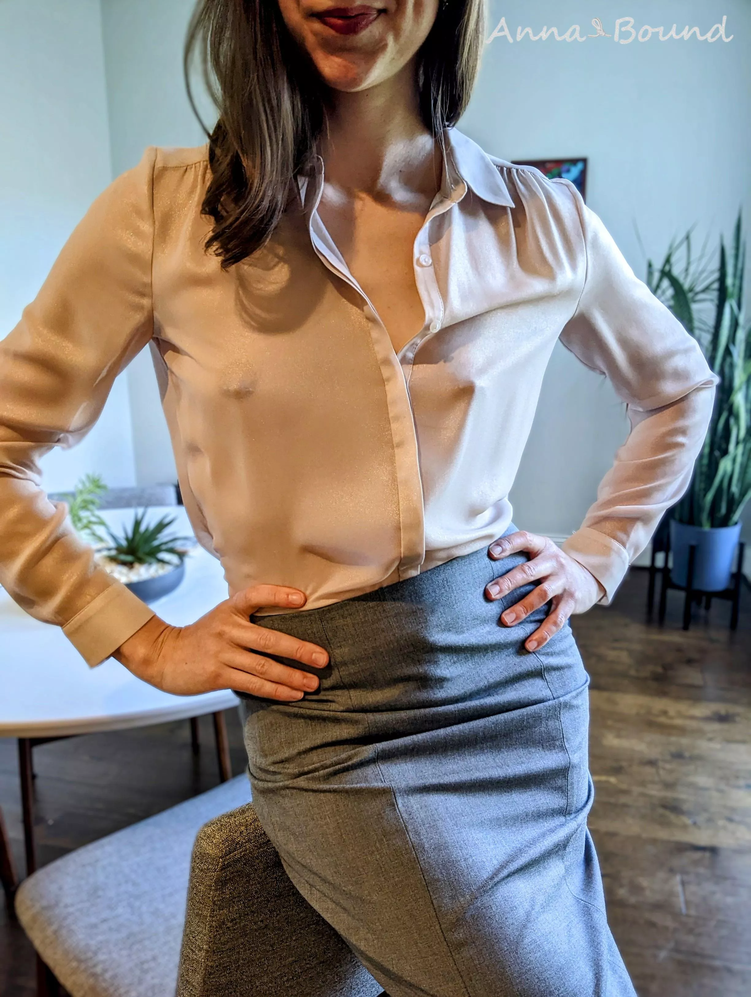Office attire should really be bra-optional, don't you think?