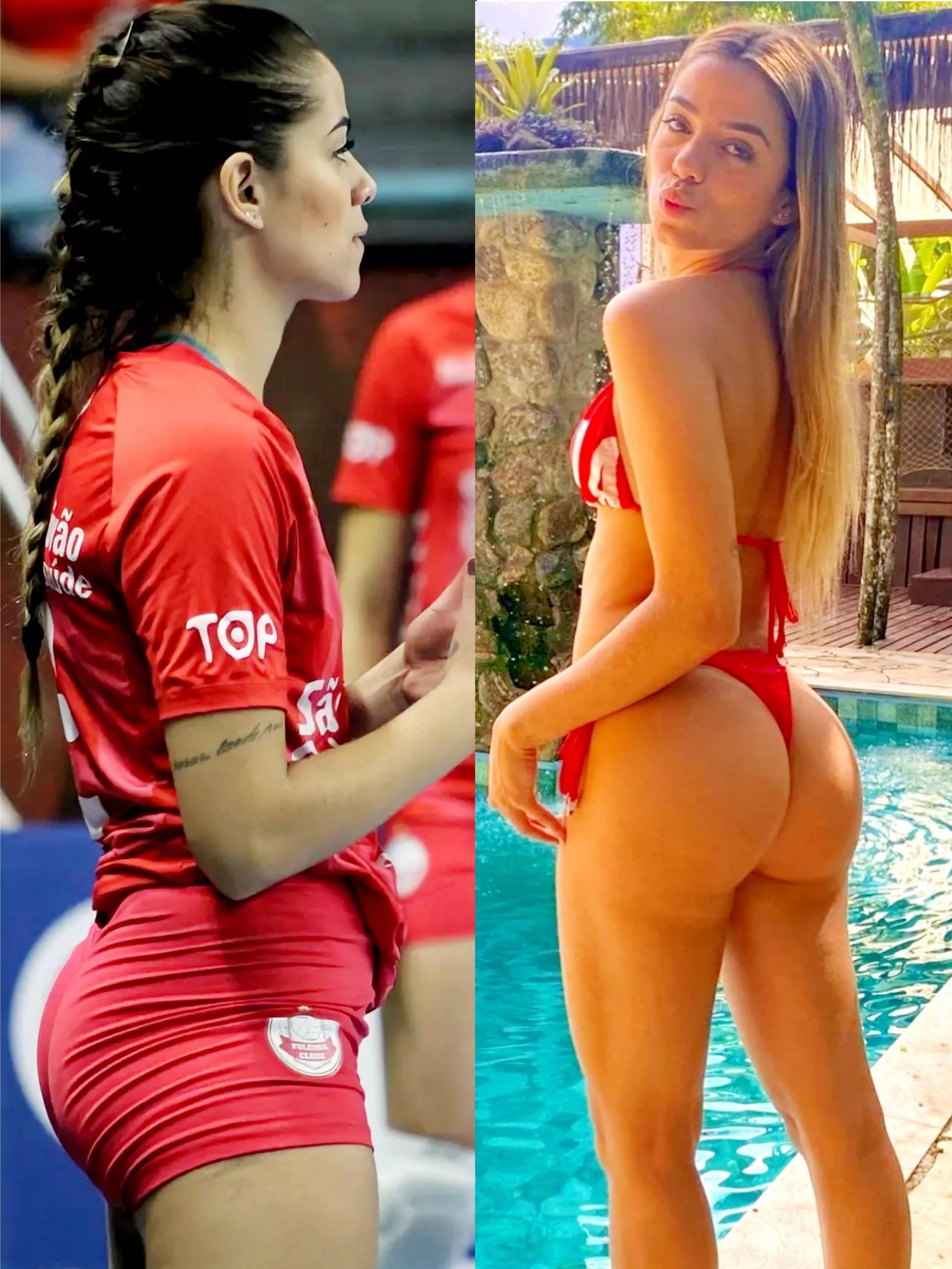 On court vs at pool