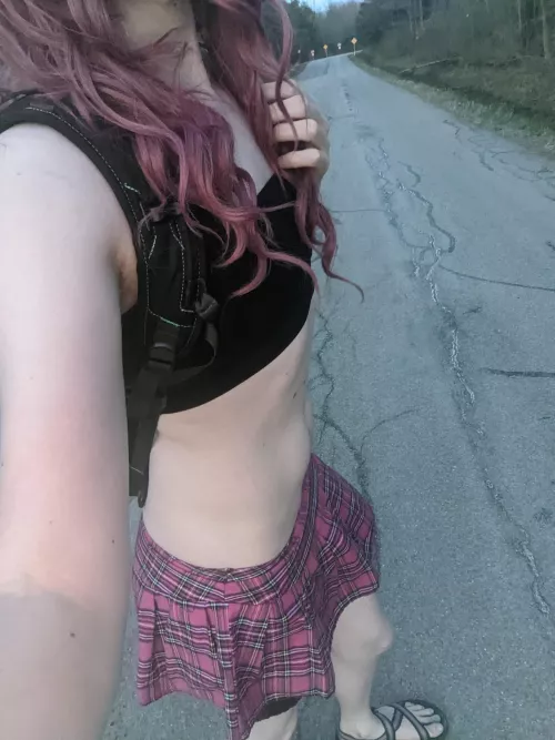 on my way to the park, after dark. 😈