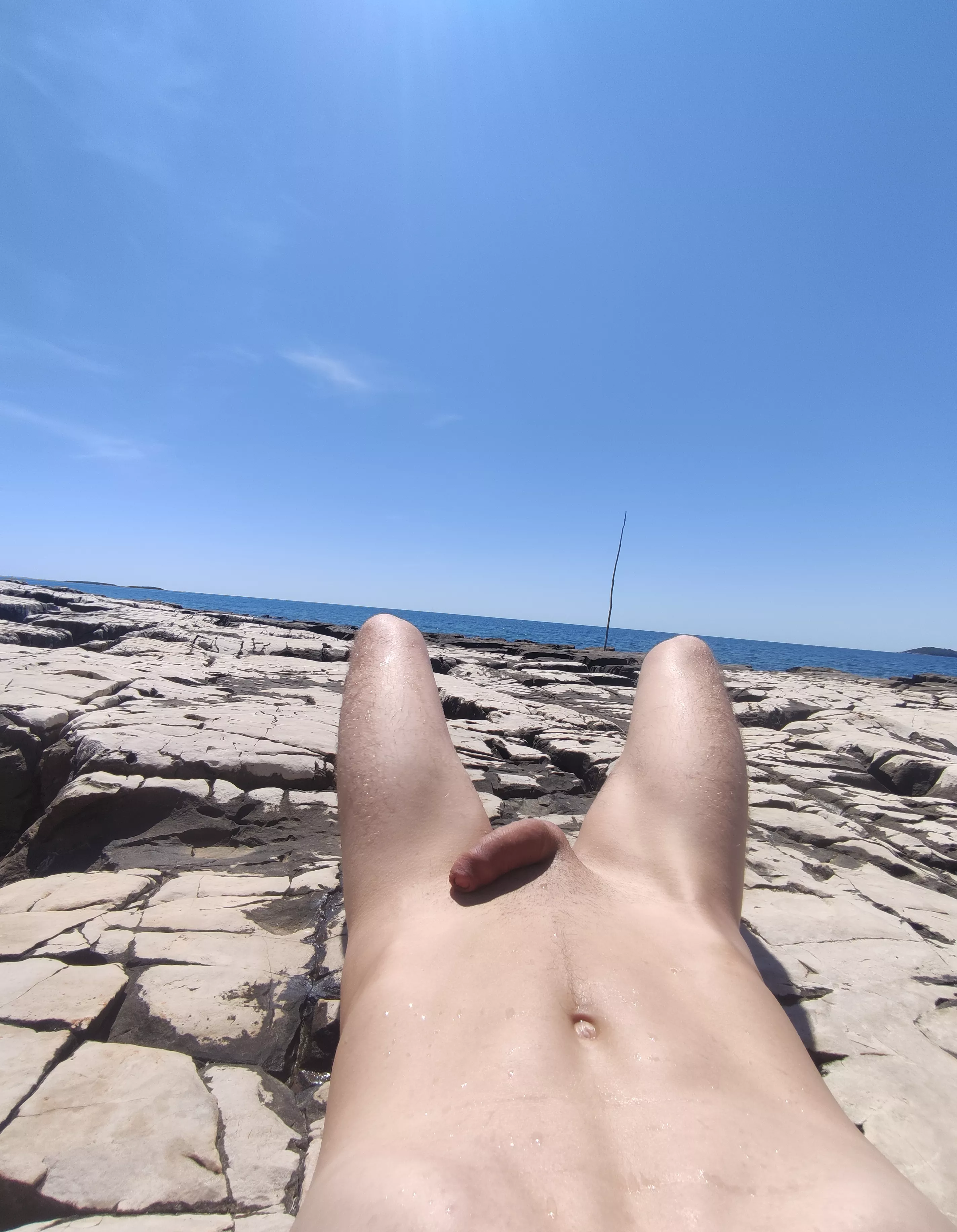 On the beach