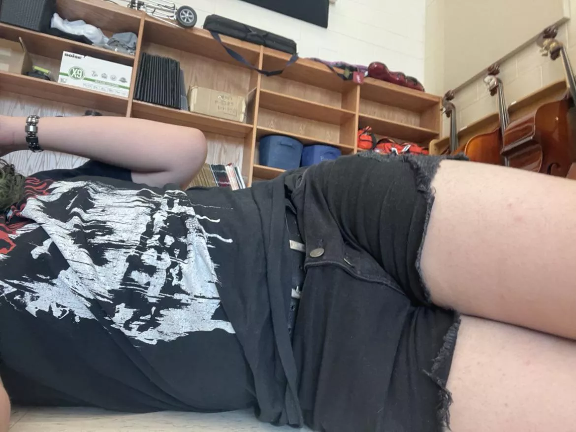 On the floor