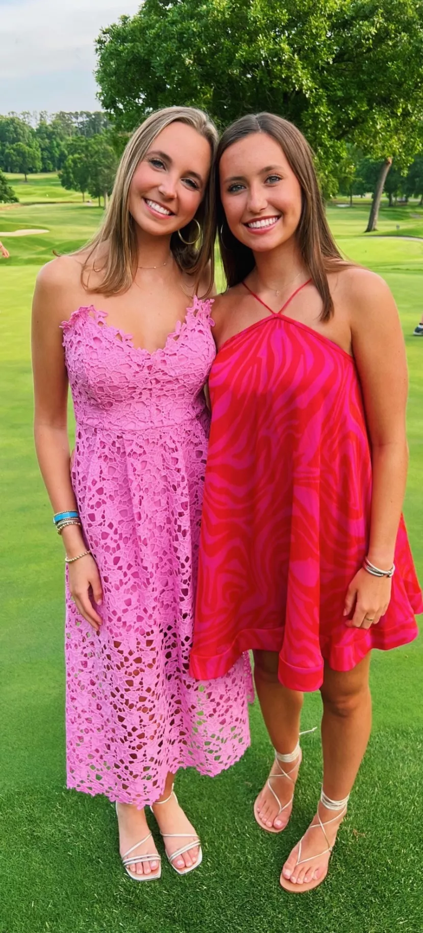 On the green