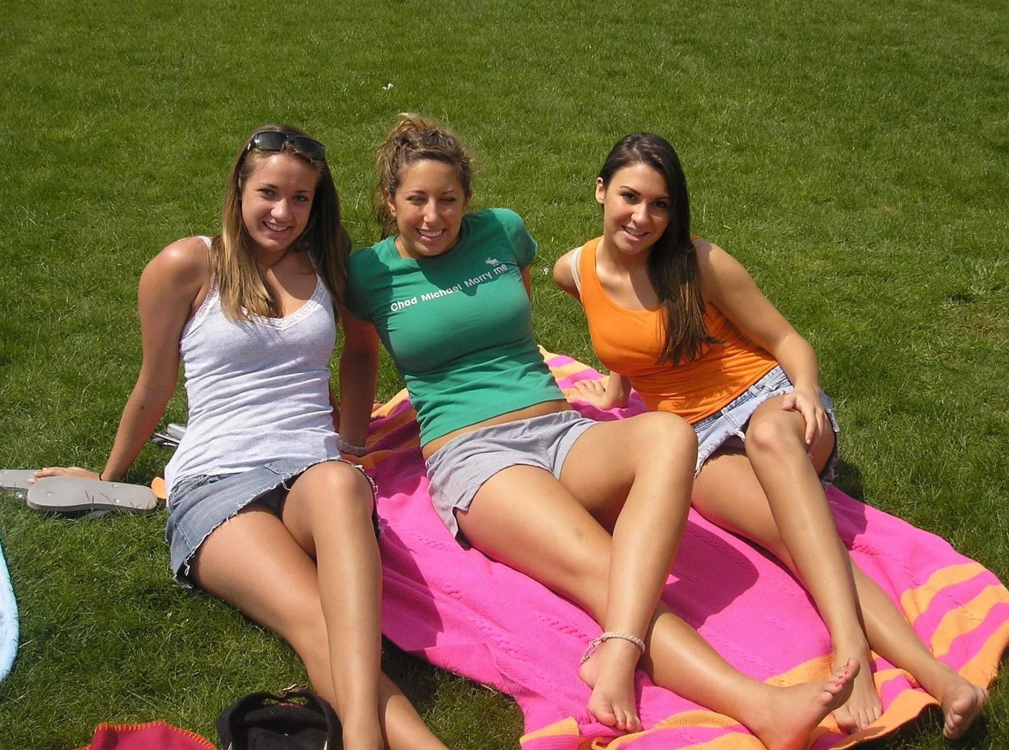 On the lawn