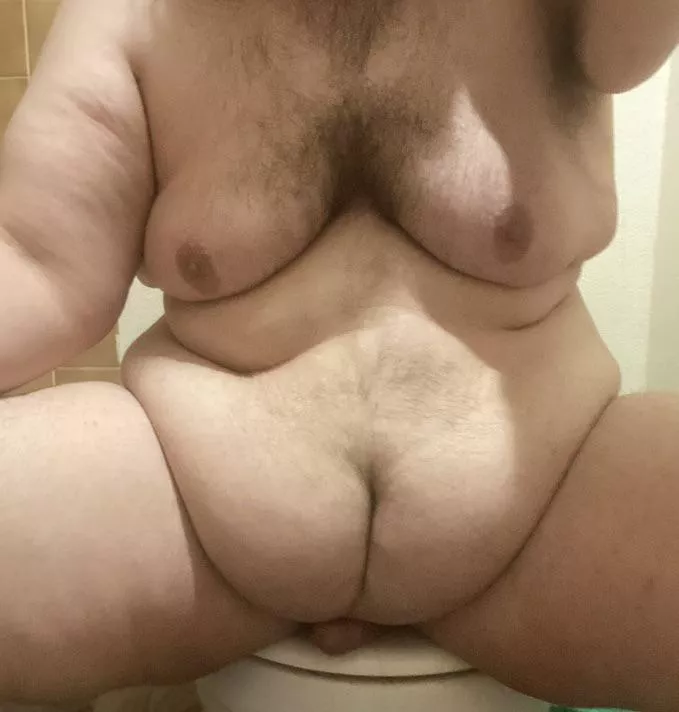 On the toilet