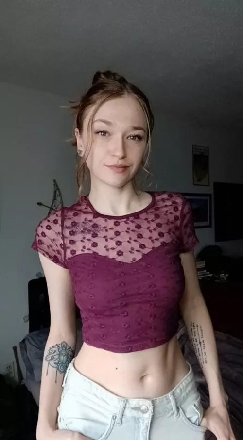 one of my most prized crop tops🥵