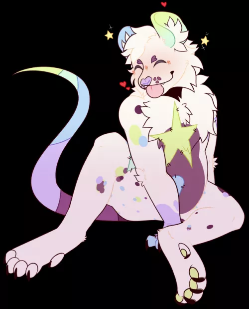 One of the first art pieces ever done for Gremlin! drawn by taakodrawsthings on tumblr