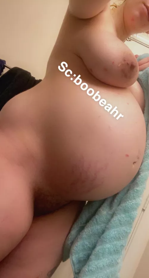 Only been a week and I miss my bump 😭