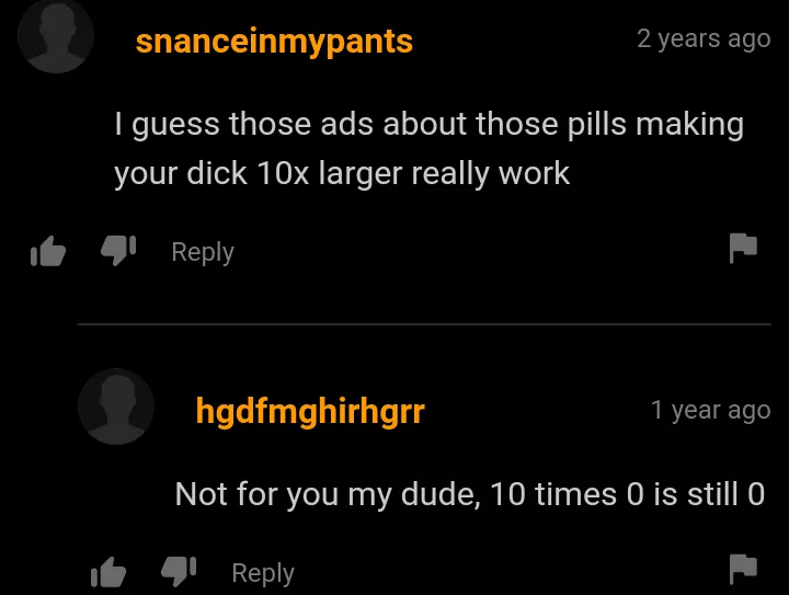 Oof, brutal