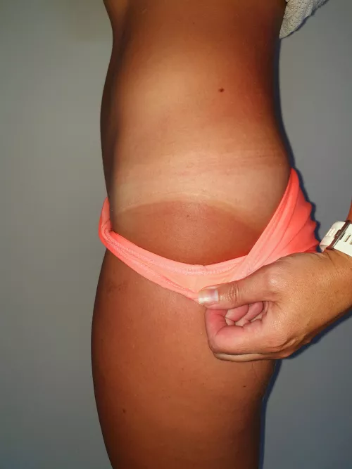 Oops, maybe tanned a little too much