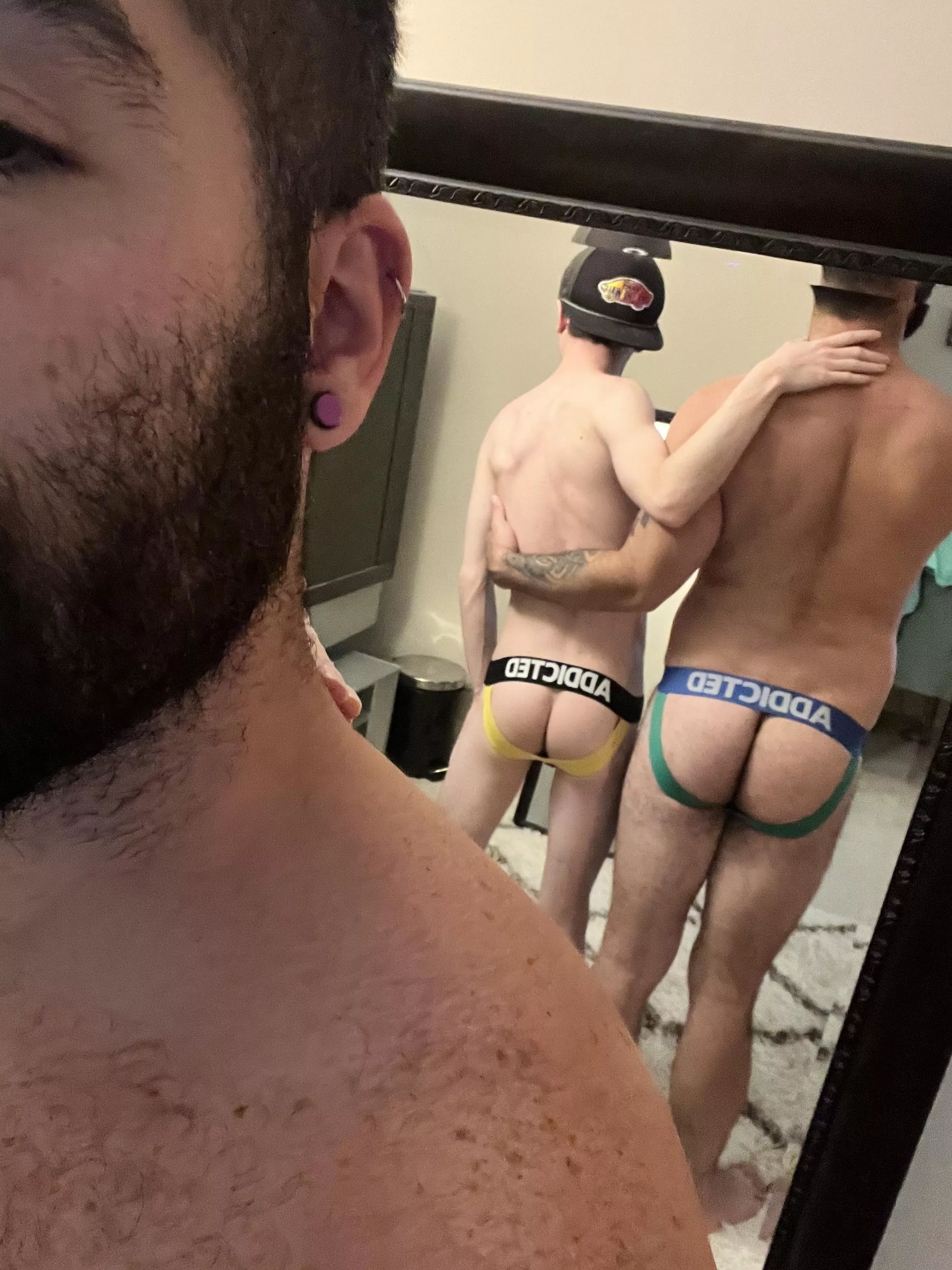 Our butts!