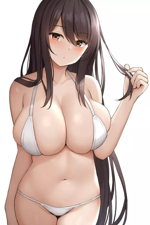 Overflowing bikini