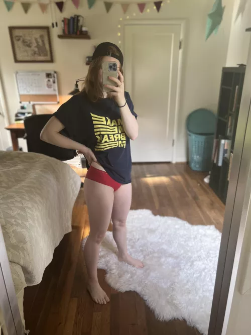 Oversized shirt a[f]ter our long hard night