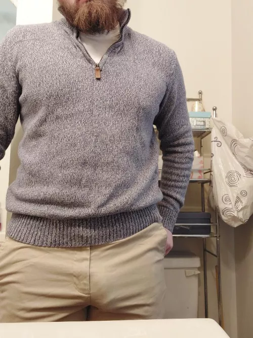 Pants check before work, did I pass?