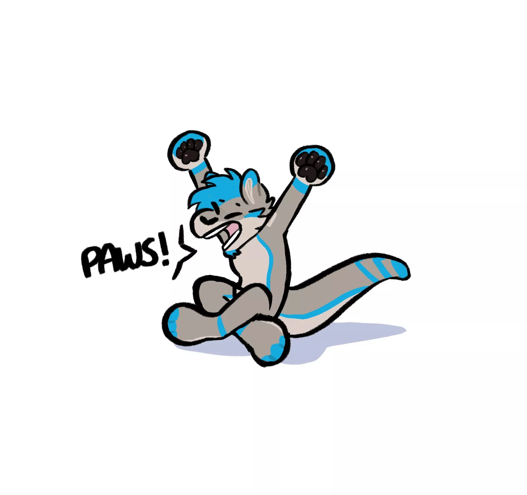 Paws!//art by me @flowfells on twitter