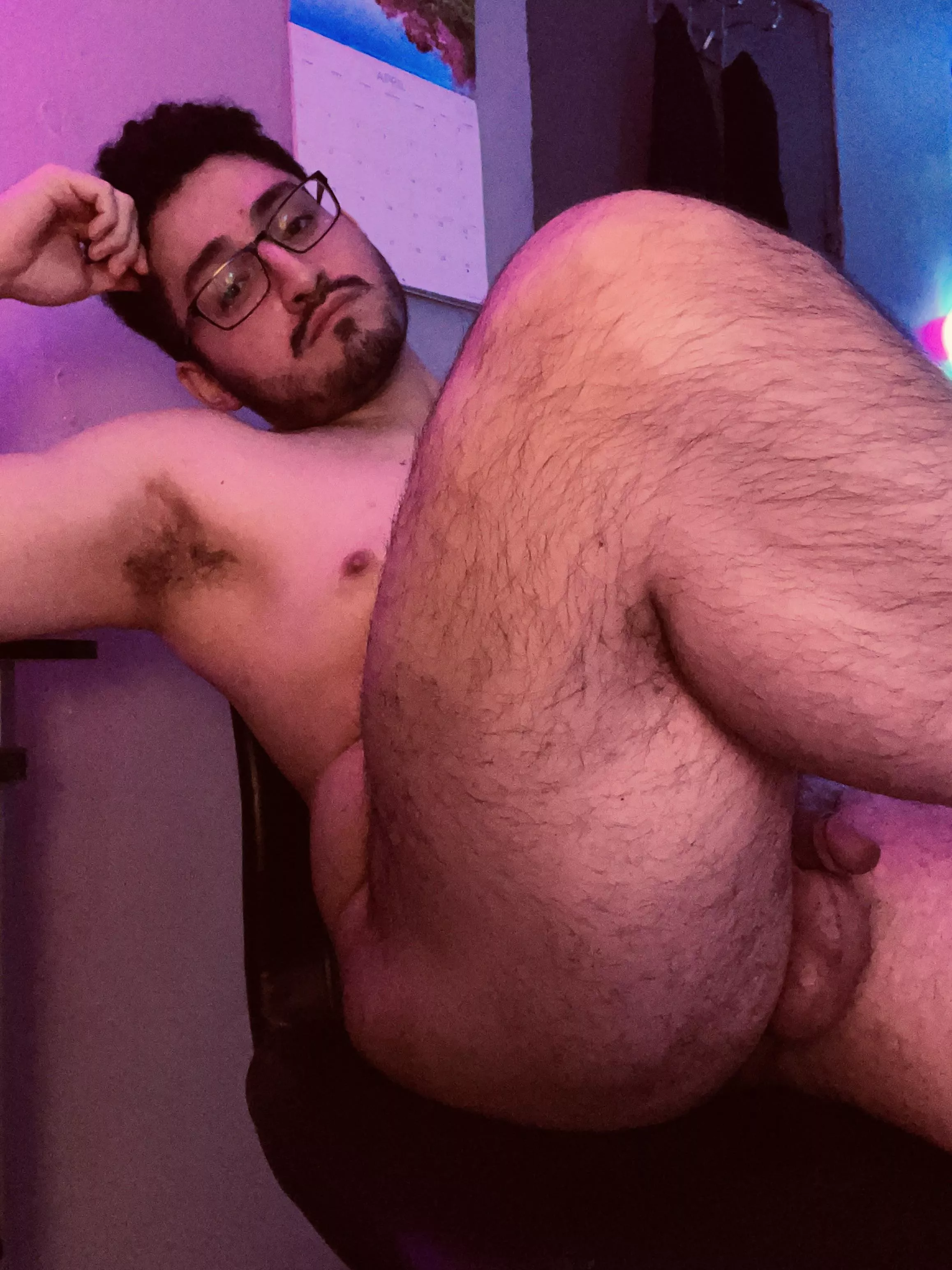 Peeking through