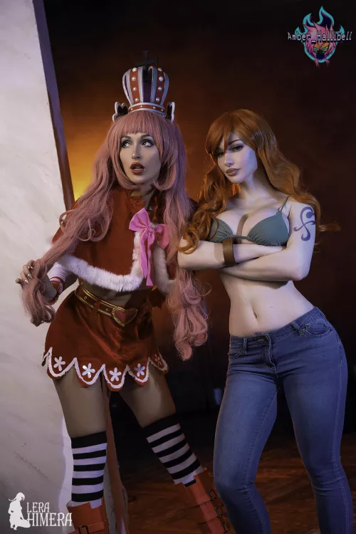 Perona and Nami cosplay by Lera Himera and Amber Lust